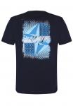 Футболка с принтом ROUND NECK Gabbiano, темно-синий - фото 6
