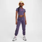 Футболка для девочек Nike Sportswear, фиолетовый - фото 4