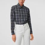 Рубашка женская Burberry, темно-синий - фото 4
