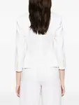 Двубортный пиджак Max Mara, белый - фото 4