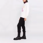 MARC JACOBS Свитшот Women's White Crew Neck Moderate Regular - фото 5