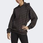 Толстовка женская черная Adidas - фото 2