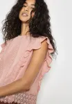 Блузка с оборками Apricot, Pink - фото 4