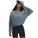Женский свитер UA Rival Fleece Piped Crew Under Armour, синий - фото