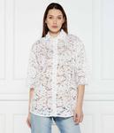 Кружевная рубашка Loose fit Michael Kors, белый - фото