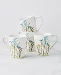 Кружки с полевыми цветами, набор из 4 шт. Lenox, white - фото 2