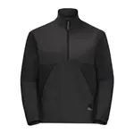Флис Jack Wolfskin Teen half zip, черный - фото