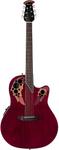 Акустическая гитара Ovation Acoustic Electric Guitar Celebrity Elite 6 String - Ruby Red - фото