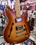 Squier Affinity Series Starcaster Deluxe, гриф из клена, окраска Sienna Sunburst - фото 3