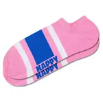 Носки Happy Simple stripe no show, розовый - фото