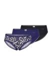 Брюки CRUSH HIPSTER 3 PACK Sloggi, темно-синий - фото 4