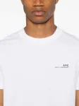 Футболка с логотипом A.P.C., белый - фото 5