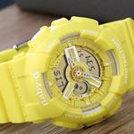 Женские часы BABY-G BA-110BC-9 желтые CASIO - фото 7