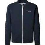 Толстовка Pepe Jeans Macbeth Plain Bomber, синий - фото 3