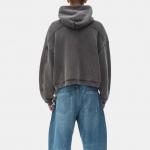 Худи на молнии Alexander Wang, серый - фото 5