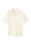 Поло Mango Polo shirt, Ecru/Off-White - фото 5