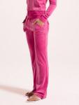 Брюки Del Ray Velour Juicy Couture, Very Berry - фото 3