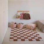 Ковер Lorena Canals, 120 x 158 см, Coffee and Beige Checkerboard - фото 2