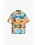 Рубашка с тропическими принтами Boys's Tropical postcards Desigual, мультиколор - фото 3