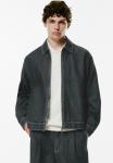 Куртка PULL&BEAR WITH ZIPPER, Grey - фото