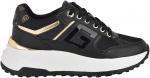 Кроссовки Guess Womens Fonzi, Black/Gold Multi 001 - фото 3