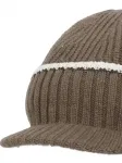 Кепка в рубчик Brunello Cucinelli, коричневый - фото 3