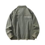 Джинсовые куртки унисекс BRUMAIRE, синее пальто и белый свитшот - фото 8