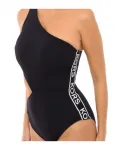 Цельный купальник с логотипом Michael Kors, черный - фото 2