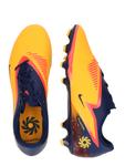 Футбольные бутсы NIKE Phantom 6, Yellow/Neon orange - фото 2