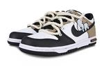 Кроссовки Nike Dunk Skateboard Shoes Women's Low-Top Black White Gray - фото 3