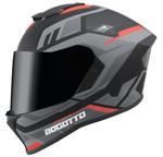Шлем Bogotto Phantom Codex Fiberglass, Black/Grey/Red - фото 7