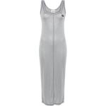 Платье с нашивкой Logo patch MIU MIU, серый - фото