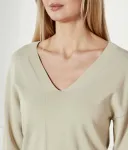 Свитер Regular fit Armani Exchange, бежевый - фото 4