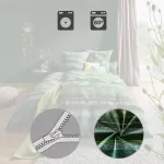 Чехол для подушки зеленый 40x80 см Erwin Müller - фото 6