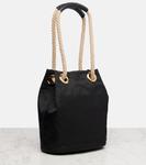 Маринер маленькая ведерко-сумка из Re-Nylon Prada, черный - фото 4