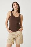 Топ Medicine, коричневый - фото