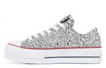 Кеды Chuck Taylor All Star Chiara Ferragni X Women's Converse Lift Ox 'Silver Red' Women's - фото