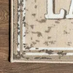 Ковер Graphic Laundry Mat nuLOOM, 51x150 см, темно-серый - фото 33