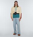 Свитер-букле Block N Spiral The Elder Statesman, белый - фото 2