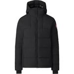 Canada Goose Утепленное пальто с логотипом, Black - фото