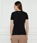 Футболка женская Ea7 с аппликацией, черный - фото 3