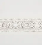 Пододеяльник SFERRA Giza 45 Lace Duvet, белый - фото 9