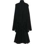 Платье с длинными рукавами женское черное The Row - фото 2