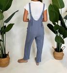 Джинсы Overall With Pockets In Blue Bobi - фото 2