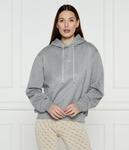 Толстовка женская Guess Jeans Regular Fit с капюшоном, серый - фото