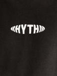 Футболка Rhythm Terry Contrast T-Shirt, black - фото 4