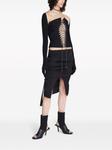 Dion Lee юбка миди Cinch, черный - фото 3