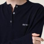 Кашемировый свитер MIU MIU, синий - фото 5