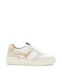 Кроссовки AllSaints Vix Suede Sneaker, цвет White/Gold - фото 4