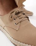 Эспадрильи на шнуровке ASOS DESIGN в каменном цвете - фото 4
